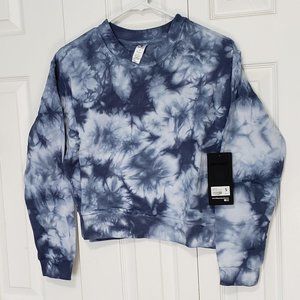 NWT 90 Degree Reflex Inky Blue Tie-Dye Sweatshirt Women's Small